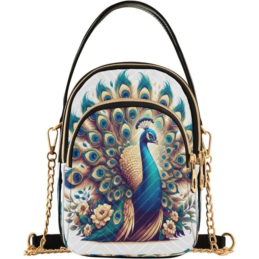Quilted Crossbody Bag Women Small Travel Purse Phone Holder Organizer
